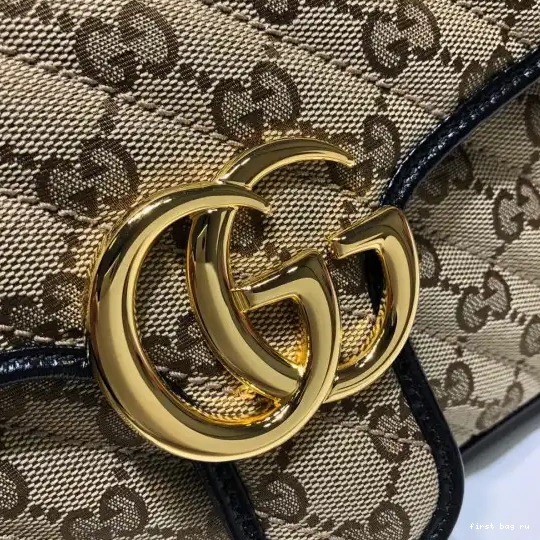 First bag ru Marmont GG shoulder bag small GUCCI 0623